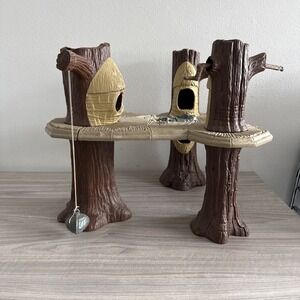 Vintage 1983 Return of the Jedi Ewok Village Playset Kenner INCOMPLETE